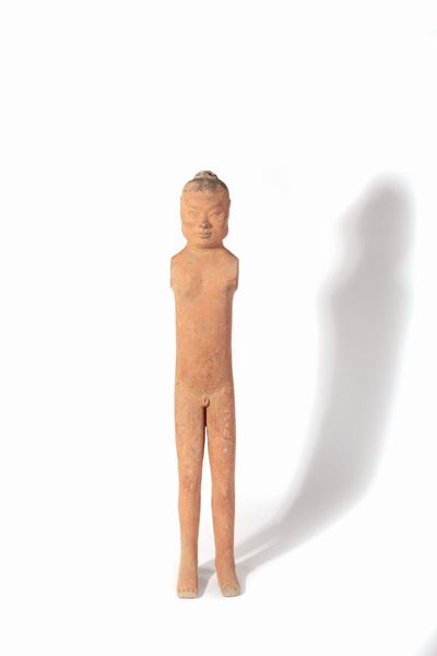 Antico Stick Man in terra cruda, Cina