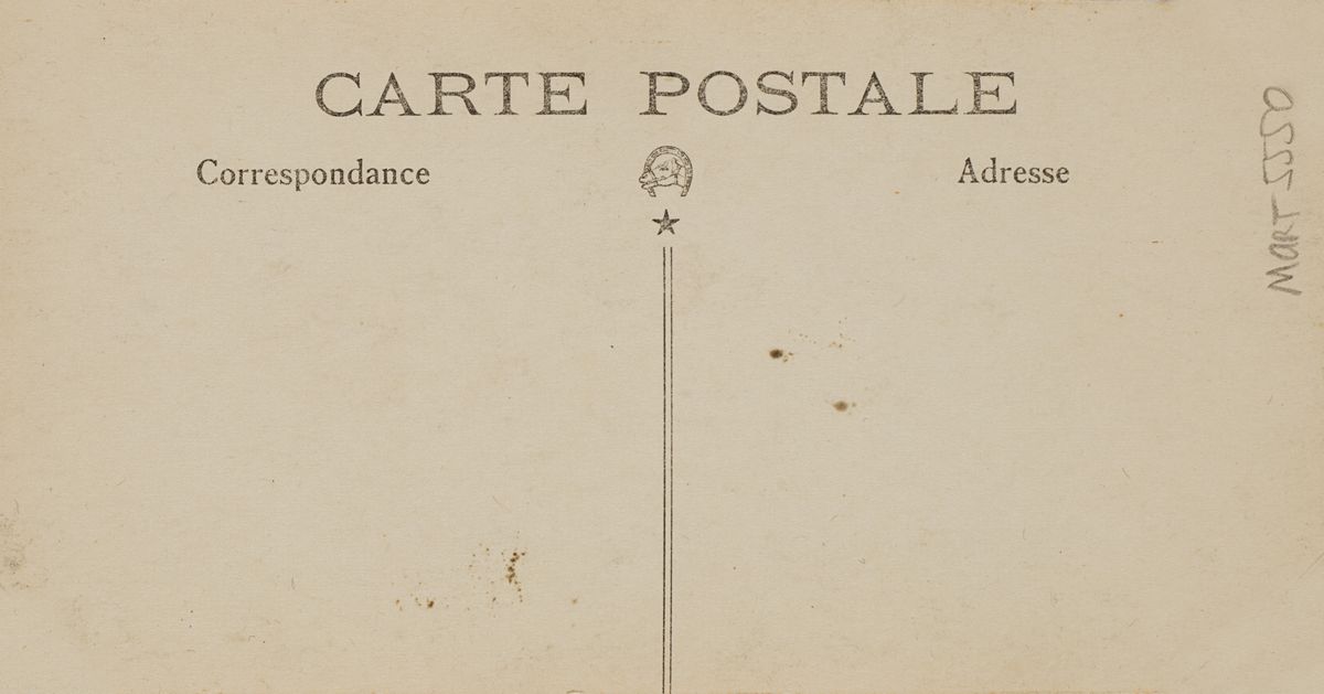 André Kertész - Senza titolo (1932), stampa vintage alla gelatina ai sali d'argento su cartolina ...