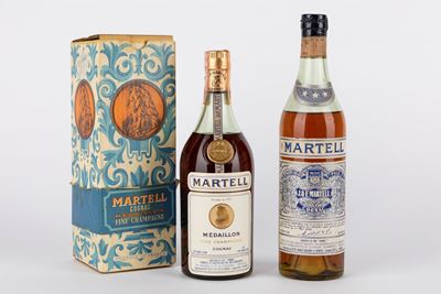 Martell, Very Old Pale e Medaillon - Set di 2 bottiglie
