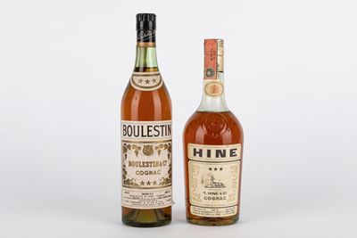 Hine 3 Etoiles e Boulestin Cognac, set di 2 bottiglie