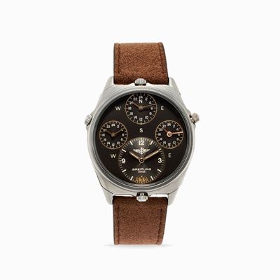 World 80840, Cassa tonneau girevole in acciaio con quadrante guilloché