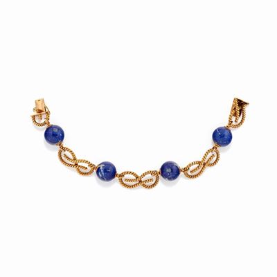 Bracciale con Lapislazzuli, 1950 Circa