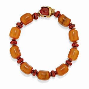 Collana con diaspro e pietre dure