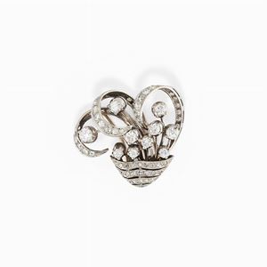 Spilla con diamanti