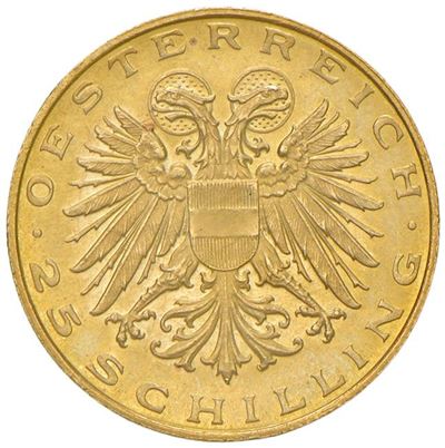 Austria, Repubblica (dal 1918), 25 scellini, 1935