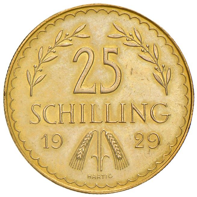 AUSTRIA, Repubblica 25 Scellini 1929