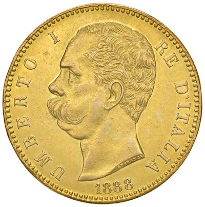 Regno d'Italia, Moneta da 100 lire, 1888, Umberto I