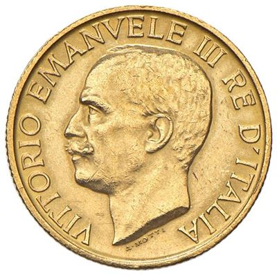 Regno d'Italia, Vittorio Emanuele III, 20 lire, oro, 1923
