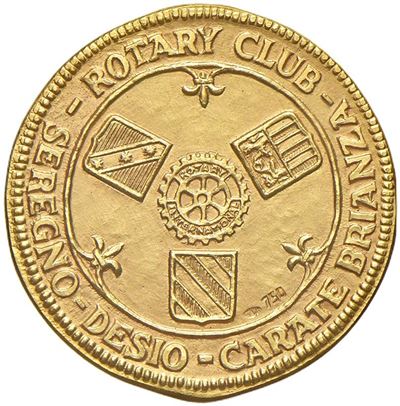 Battistero di S. Pietro in Agliate, Medaglia in Oro 750/1000