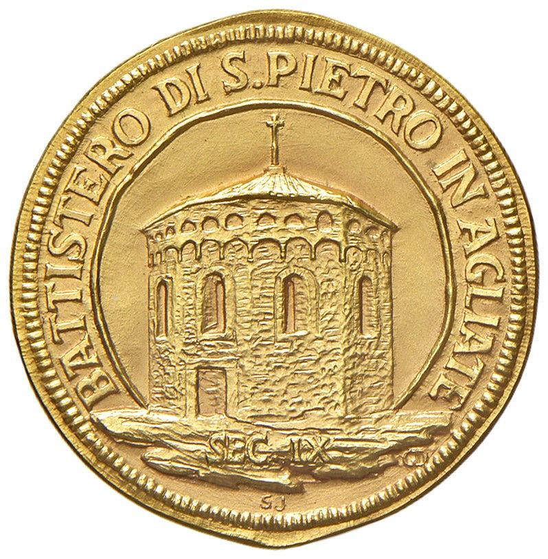 Battistero di S. Pietro in Agliate, Medaglia in Oro 750/1000