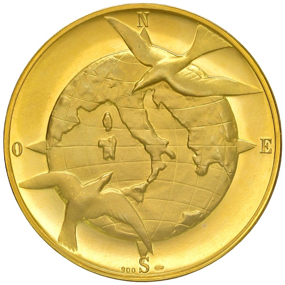 Italia, Medaglia in ORO 900/1.000, 1962