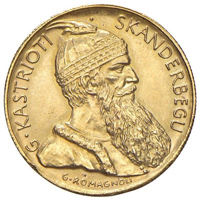 Albania, Zog I - Moneta da 20 franchi, 1927