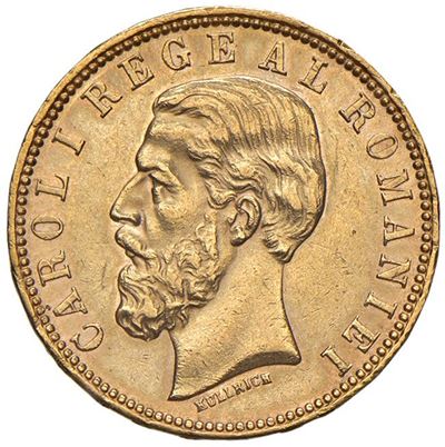 Carol I, Moneta da 20 lei del 1890 in oro