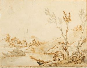 View of Villa Mellini in Rome