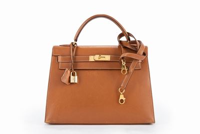 Borsa Kelly Sellier 32 cm, pelle Epsom color oro, 1992