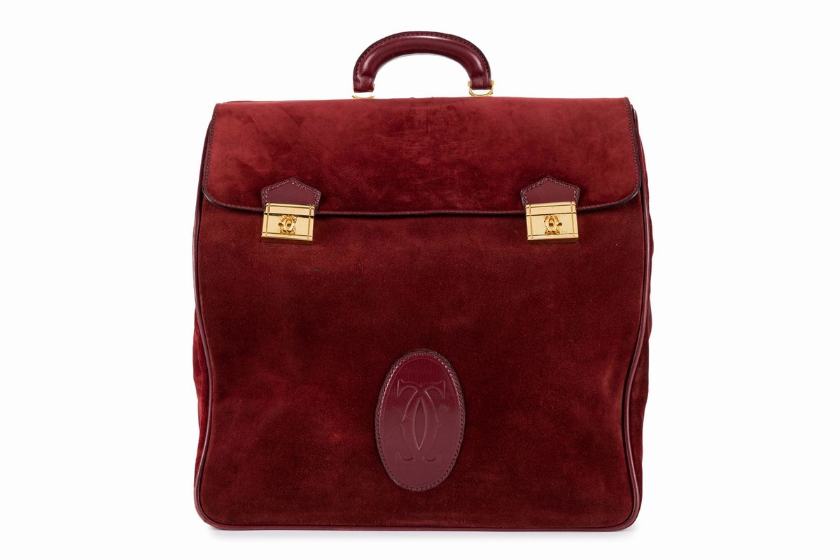 Cartier Su de leather travel Bag Luxury Fashion Finarte