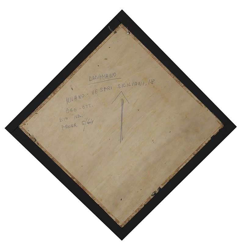 Dadamaino - Allum, Oggetto ottico dinamico, 1962-1964, alluminio fresato su tavola