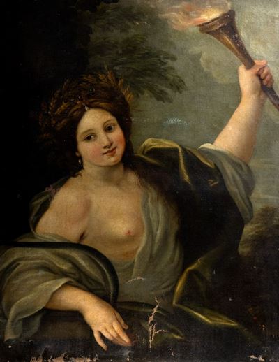 Demetra, olio su tela