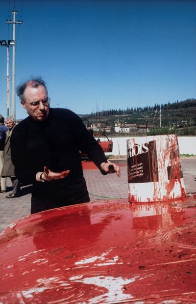 Bernard Aubertin, Performance - C-print vintage, 1990