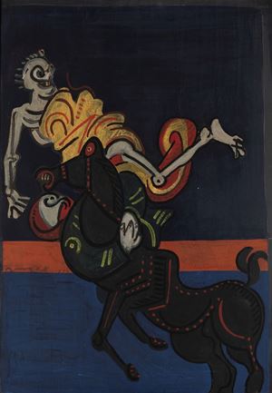 El guerrero y su muerte