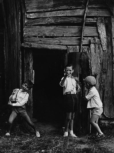 Giochi di Bimbi - Stampa vintage alla gelatina ai sali d'argento