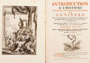 Introduction a l'histoire moderne, generale et politique de l'univers; ou l'on voit l'origine, les révolutions & la situation présente des différens états de l'Europe, de l'Asie, de l'Afrique & de l'Amerique