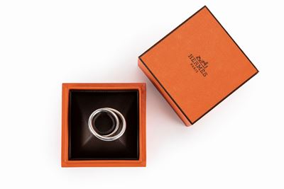 Anello in argento 925, peso 16,3 g, misura 14,5
