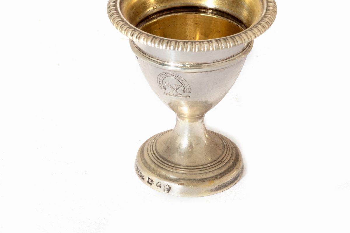 Samovar in argento, XIX secolo, altezza 24,5 cm