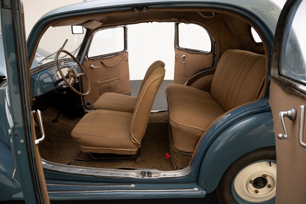 Fiat 1100 B, Auto d'epoca ex Mille Miglia 1950, completamente restaurata