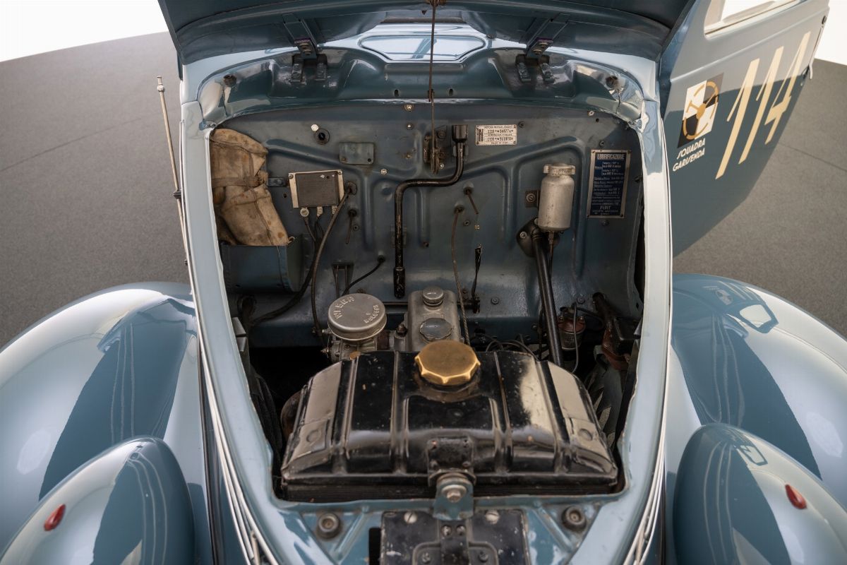 Fiat 1100 B, Auto d'epoca ex Mille Miglia 1950, completamente restaurata