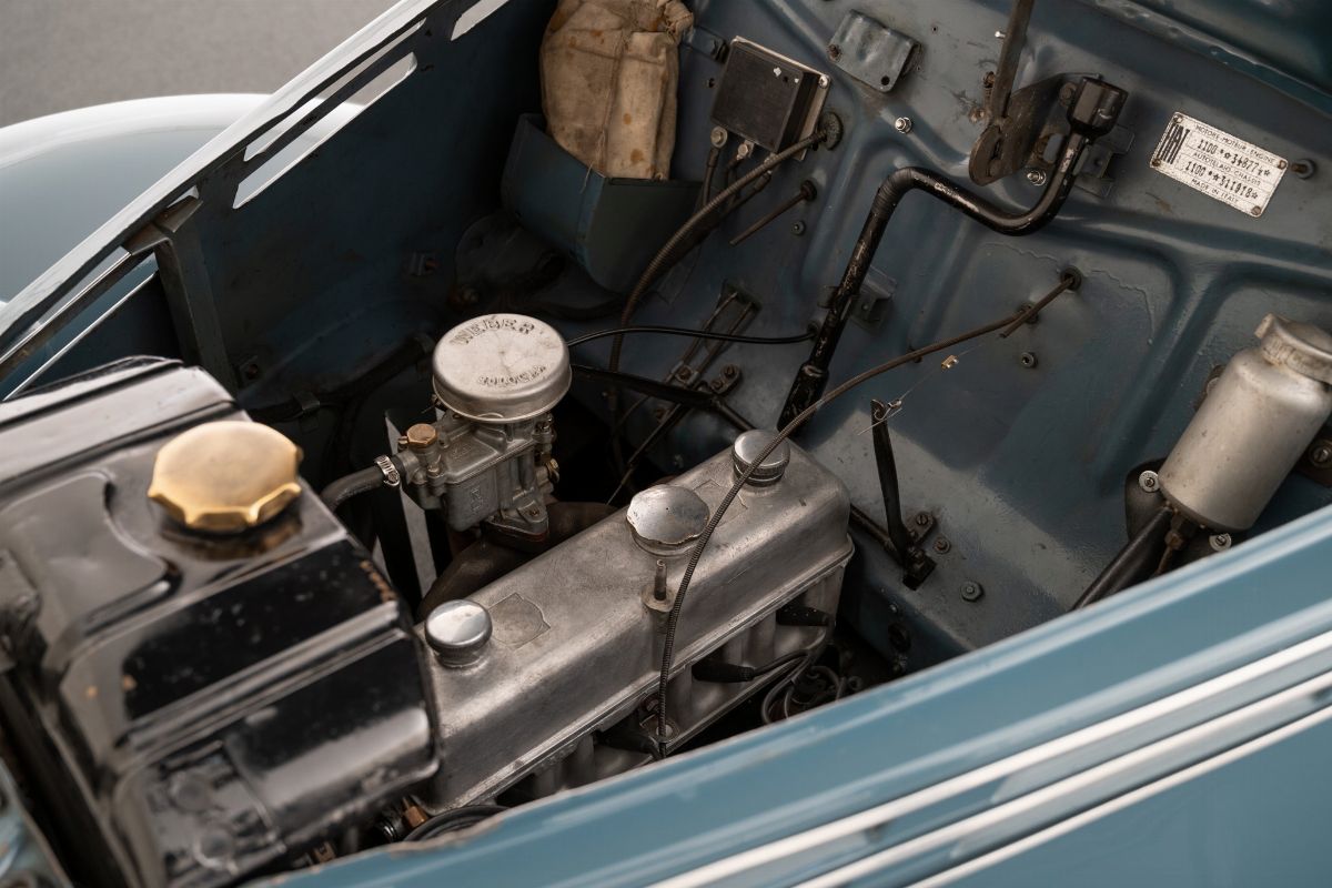 Fiat 1100 B, Auto d'epoca ex Mille Miglia 1950, completamente restaurata