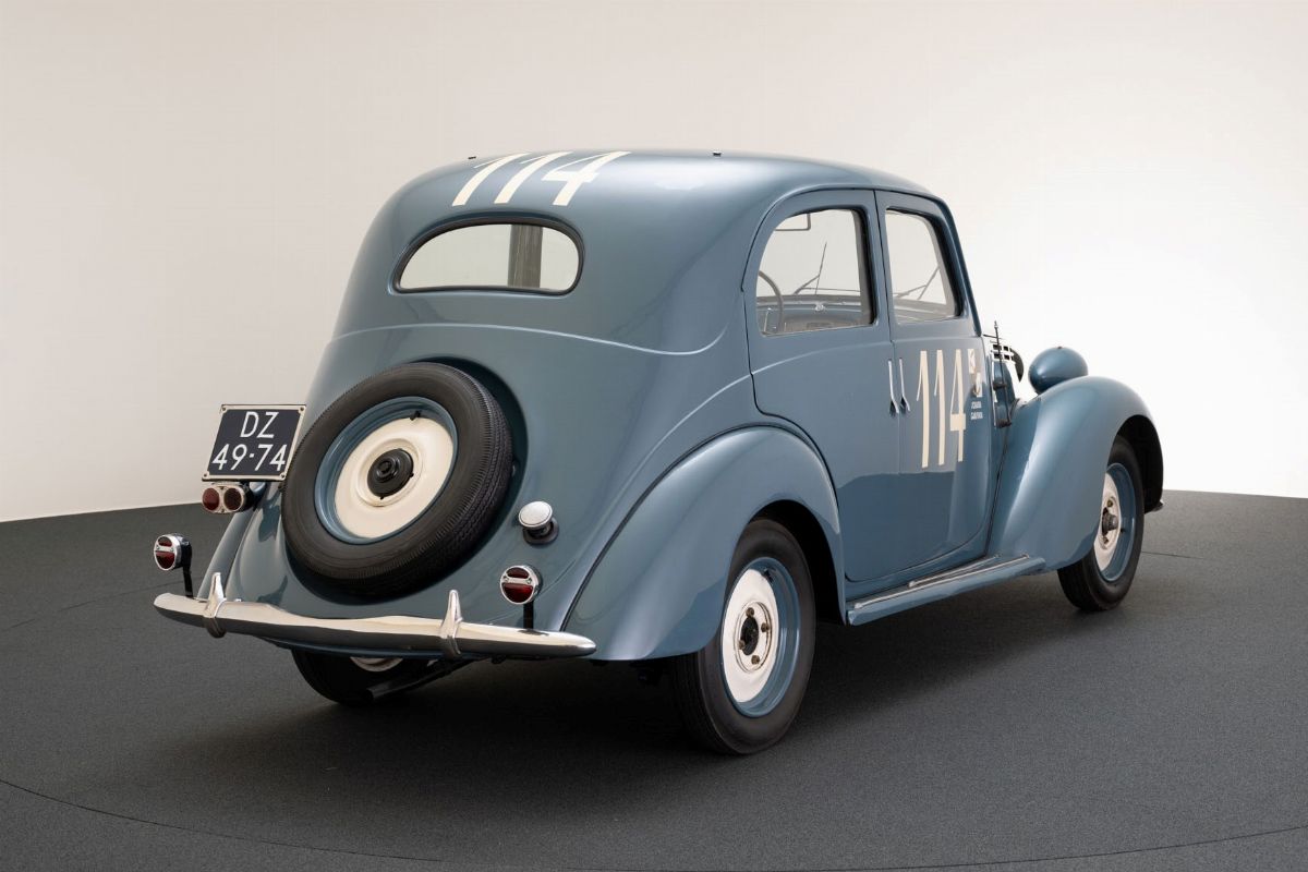 Fiat 1100 B, Auto d'epoca ex Mille Miglia 1950, completamente restaurata