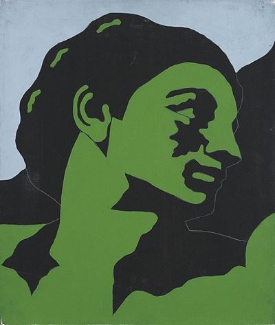 Senza titolo (1978), acrilico su tela
