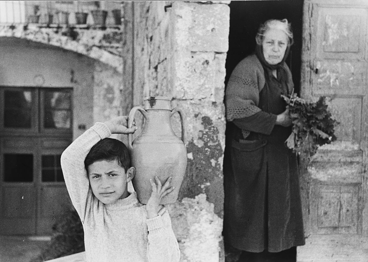 Mario Carbone - Matera, i Sassi - Due stampe alla gelatina ai sali d'argento, 1960