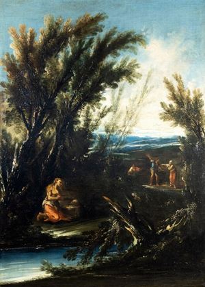Penitent Magdalene in a Landscape