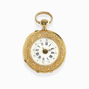 A 18K gold anonymous pocket watch