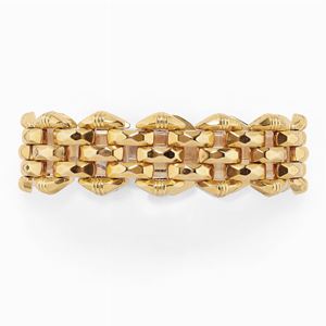 Bracciale in oro 18k, 1950 circa