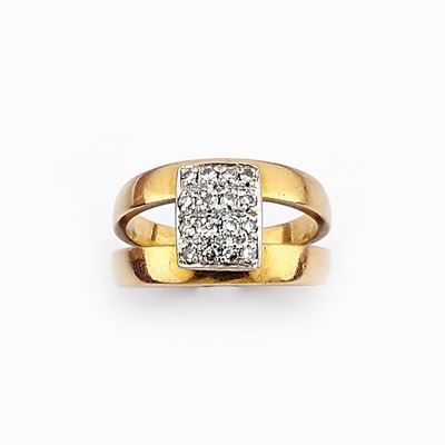 Anello in Oro 18k e Diamanti