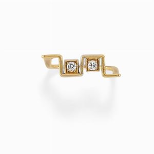 - Anello in oro 18k e diamanti
