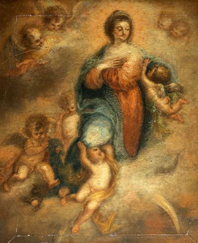 Emmanuel Tagliaficus, Immacolata Concezione, olio su tavola