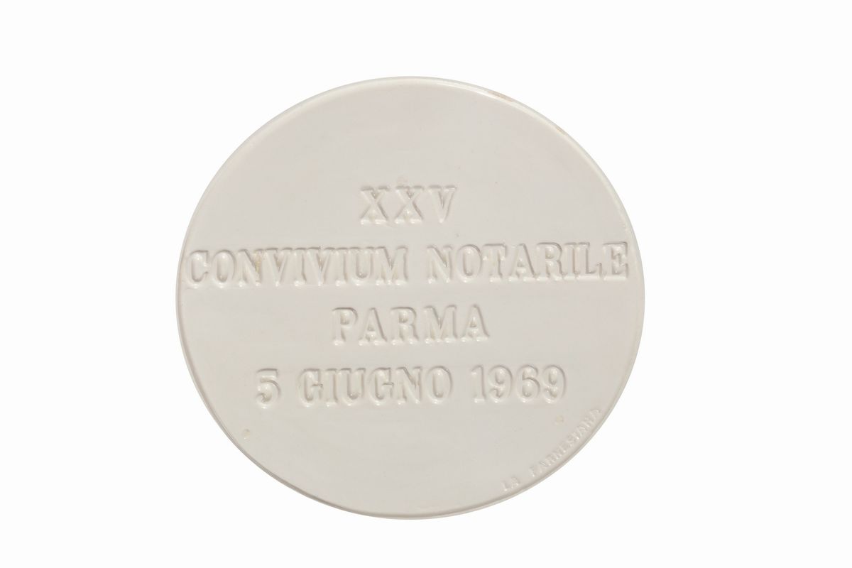Lotto napoleonico, composto da sei placche, una miniatura e una scatolina circolare in legno, XIX...