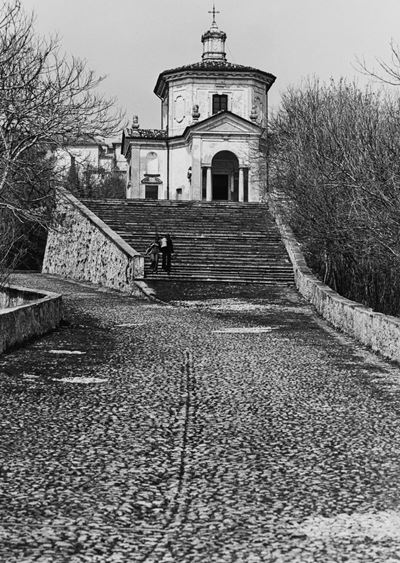 Cappelle del Sacro Monte di Varese, stampa vintage alla gelatina ai sali d'argento