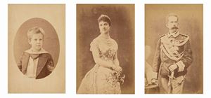 Royal Family, Re Umberto I, Regina Margherita, Re Vittorio Emanuele III