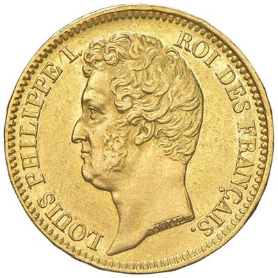 FRANCIA, Moneta da 20 franchi del 1831, Rouen
