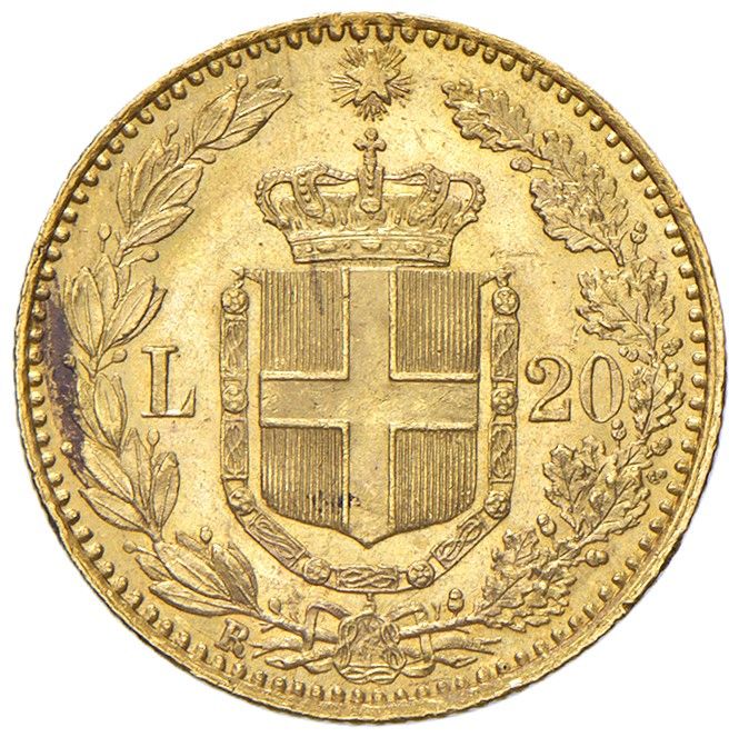 Regno d'Italia, Umberto I, 20 Lire, 1897