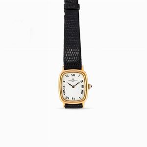 A 18K yellow gold lady's wristwatch, Baume & Mercier