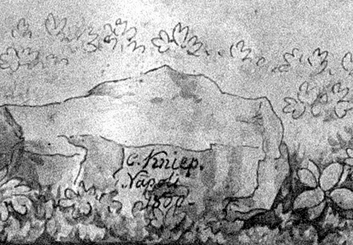 Attribuito a Christoph Heinrich Kniep (hildesheim 1755 - Napoli 1825) - Paesaggio Campano con Acq...