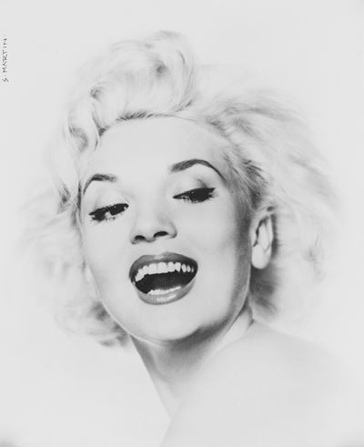 Marilyn Monroe, Stampa vintage alla gelatina ai sali d'argento