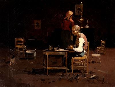 Bozzetto per "il Calzolaio"