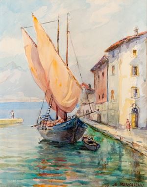 Monfardini Alfonso - Lago di Garda, l'approdo